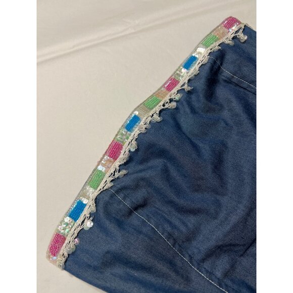 Strapless Asymmetrical Maxi Dress By In Love Paris - Picture 9 of 13